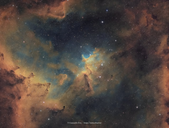 Melotte 15 – Hubble Palette Narrowband