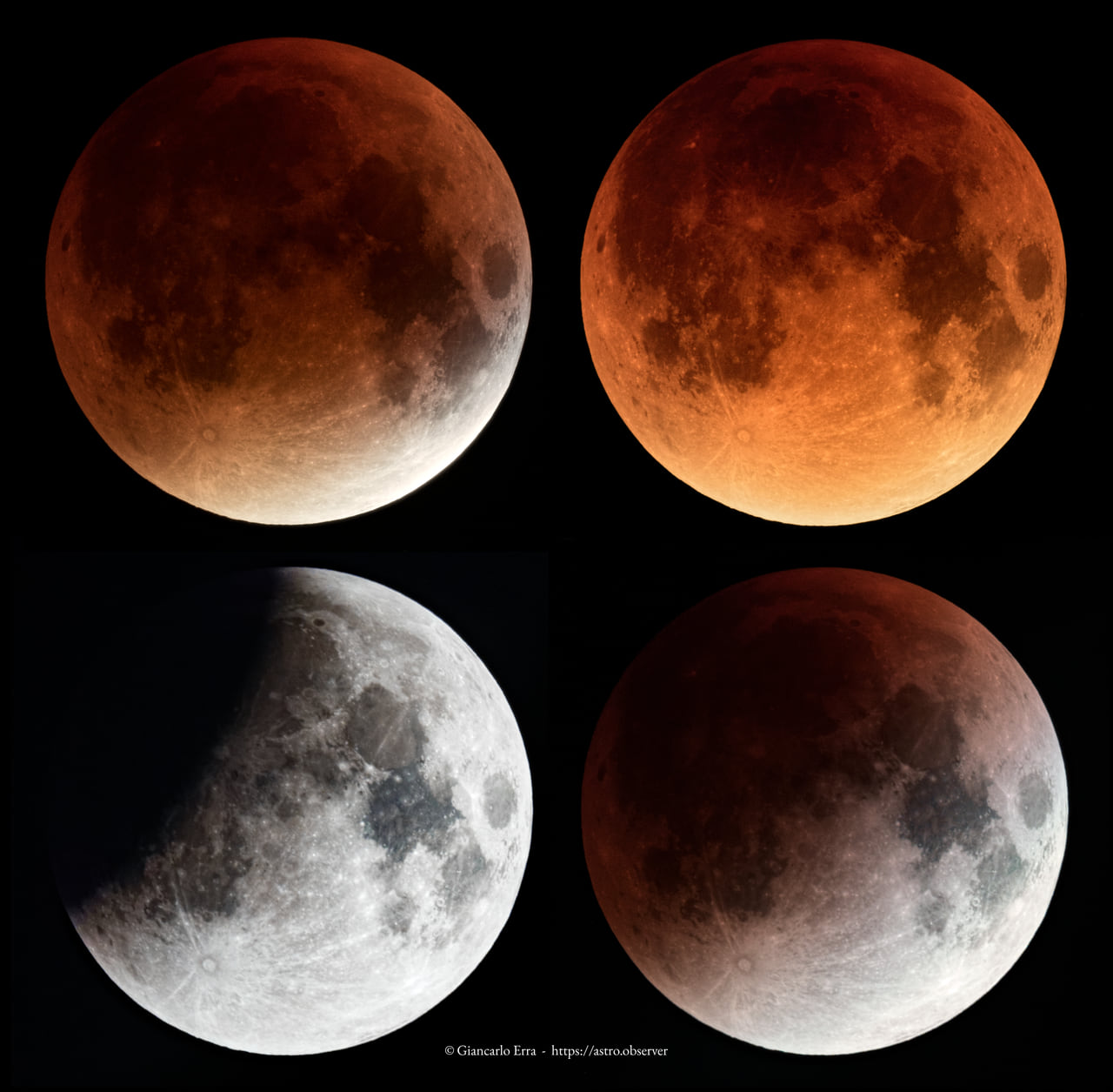Moon Eclipse Mosaic