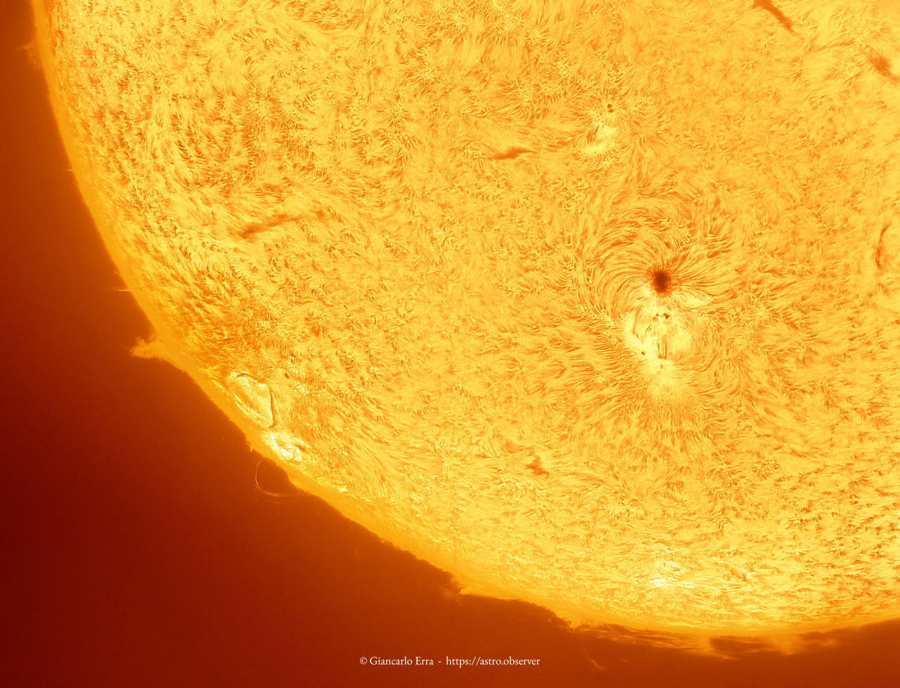 Sun in H-Alpha Bright